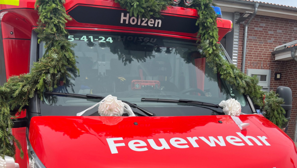 Neues Fahrzeug für unsere Feuerwehr Holzen